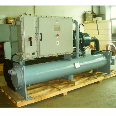 China Hotels Kaydeli Screw 300kw Industrial Water Cooler Rotary w/120 Kw Air Compressor for sale