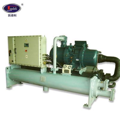 China Building Material Stores Screw Air Cooled Water Chiller 50 Ton Price for sale