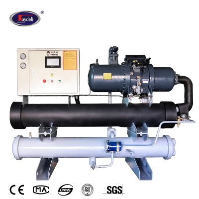 中国 202kw Hotels Plastic Extruder Machine And Commercial Water Source Water Screw Chillers 販売のため