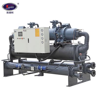 China Hotels 50tr Water Cooled Screw Chiller 50ton Machine 500 Ton Price for sale