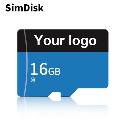 China SimDisk TF Memory Card U1C10 64GB 128GB 256GB 32GB Large Capacity Plastic TF Card for sale