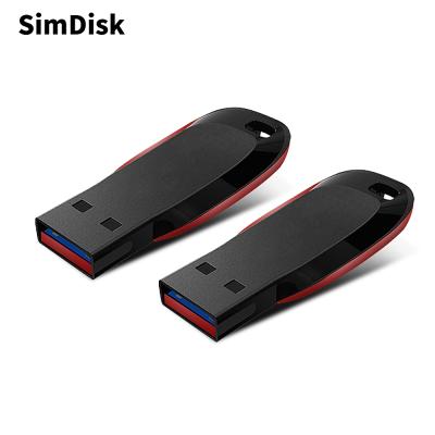 China Flash SimDisk USB2.0 128MB 256MB 512MB 1GB 2GB 4GB 8GB 16GB 32GB 64GB 128G U Disk2.0 USB Drive SimDisk USB2.0 Short UDP Chip 32GB Mini U Disk High Speed for sale