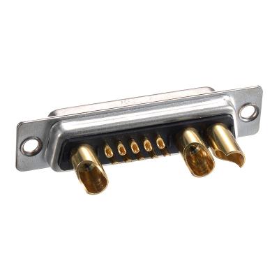 China Solder Type High Power D-SUB Power Denentech Hardware Parts 13W3 Female Connector for sale