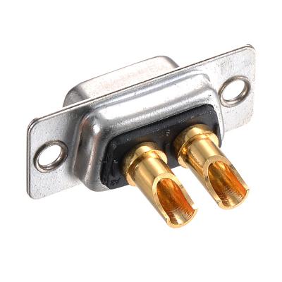 China Delentech Power Sell Well Solder Type High Power D-SUB Product 2W2 Female Connector for sale