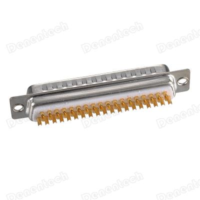 China Power Denentech Hot Sale Product Machined DB 37 Pin Solder Type D-SUB Male Connector for sale