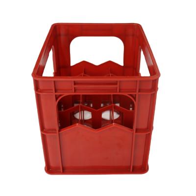 China Recyclable JOIN Stackable 12 Hole Whiskey Packing Cleave Milk Beer Wine Beverage Crate Beer Case for sale