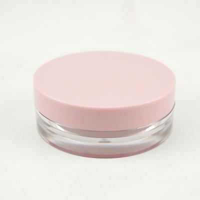 China Recyclable PVA Pink Powder Compact Storage Box 5 G10 G Makeup Powder Foundation Loose Case for sale