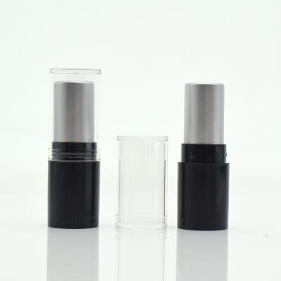 China High Quality Clear Lip Balm Container Fashion Lipstick Cover Empty Cosmetic Packaging 12.7mm for sale