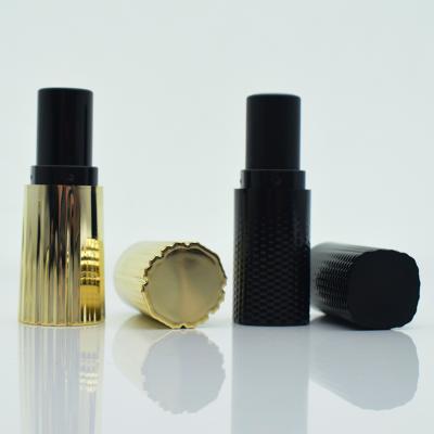 China High quality line 0.12OZ 12mm metallic gold grain thin body lip liner container lipstick case plastic supplier for sale