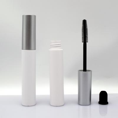 China High Quality Bestselling 3ML Empty Makeup Mascara Tubes With Spray Silver Cap White Bottle Mascara Bottles Packaging Personal Brand for sale