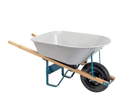 China Cu Tools 6. Ft Tray Wheel Barrow Wooden Handle Steel for sale