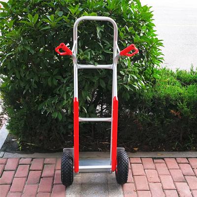 China Tools Industry Warehouse Heavy Duty Aluminum Folding Hand Truck With 2 Wheels for sale