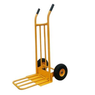 China Handheld Heavy Duty Foldable Tools PU Foam Wheel Trolley for sale