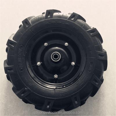 China Construction tools herrybone pattern pneumatic rubber wheel for sale