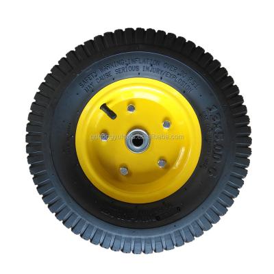 China Rubber Wheel Cart Garden Cart Wheel Tires 13x5.00-6 for sale