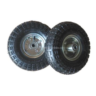 China Rubber wheel 10 inch small air pneumatic rubber wheels for sale