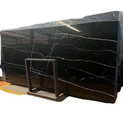 China Modern Customizable black marble white texture 1mm ultra-thin marble for sale