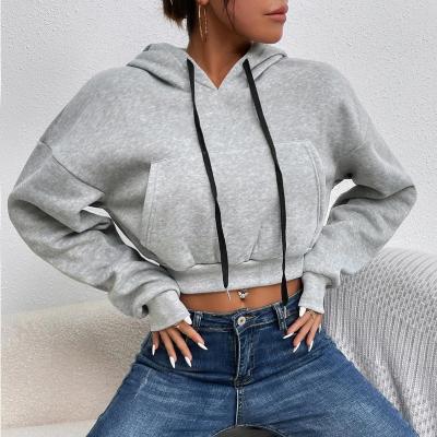 China Wholesale High Quality Breathable Solid Color Plain Custom Design Oversize Women's Loose Yoga Hoodie for sale