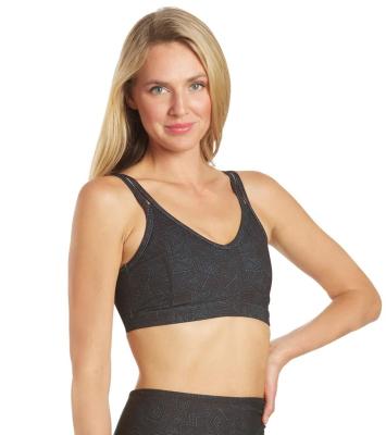 China Wholesale high quality antibacterial women's fitness wear steel ring bra young ladies sports ultra-thin knitless yoga wear girls for sale