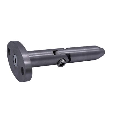 China Modern Foshan Factory Price 304 Stainless Steel 316 Glass Bracket With Black Rubber For Glass Railing for sale