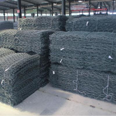 China Anti-Corrosion PVC Coated Galvanized Gabion Wire Mesh Retaining Wall Gabion Cages Welded Iron Wire Mesh Gabion Basket Box for sale