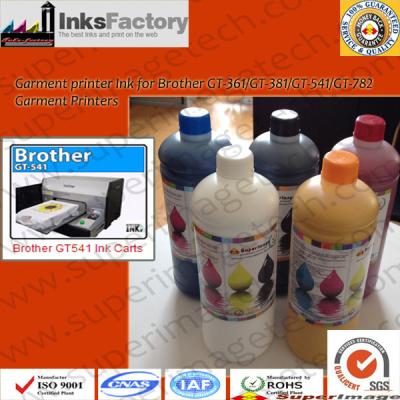 China Brother Gt-361/Gt-381/Gt-541/Gt-782 T-Shirt Inks Garment Inks for sale