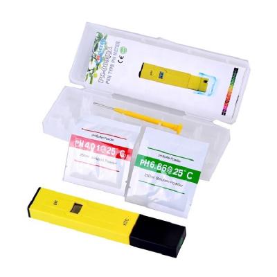 China Factory Large Screen Digital 0-14 Portable PH Meter Pen With Atc PH009 for sale