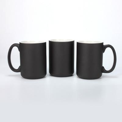 China Disposable Hot Selling 15oz Color Changing Mug For Sublimation Ceramic Magic Mug for sale