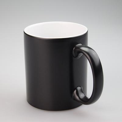 China Viable Color Change Sublimation 11oz Matte Spot Finished Magic Mug for sale