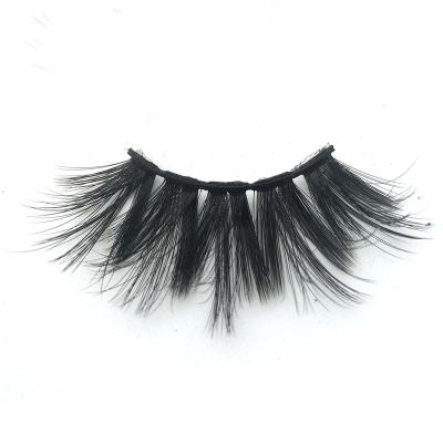 China Glow In The Dark Silk And Faux Mink Eyelash3d Full Strip Eyelash Custom Mink Eyelash Packaging 25mm 3d Mink Eyelash With Magnetic Box for sale