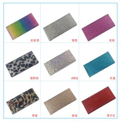 China 2022 Wholesale Recyclable Bling Diamond Lash Case Glitter Rhinestones Lash Case 3D Mink Eyelash Custom Rhinestone Eyelash Box With Lashes for sale