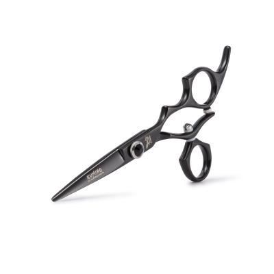 China 2019 hot sale hair cutting blackhair scissors with swivel thumb ring popular by hairstylists barber shears factory zu verkaufen