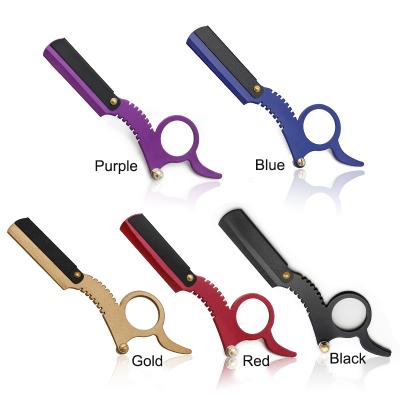 中国 MZTD 2019 New Style Single Face Straight Razor Blade Available High Quality Razor 5 Colors 販売のため