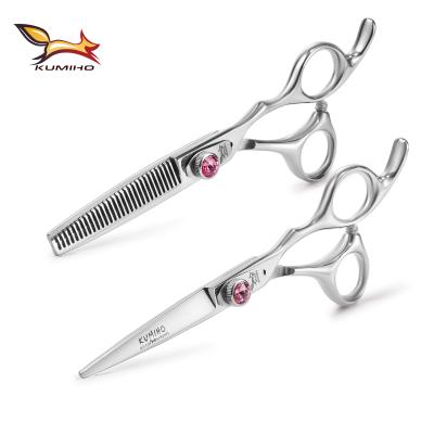 Китай Cutting Scissors KUMIHO F2BS-60 Hair Scissors Kit Stainless 6inch 2 Colors Screw Available Cutting And Thinning Scissors продается