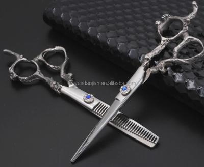 China Cutting Set of 32338 Dragon Handle Hairdressing Scissors for sale