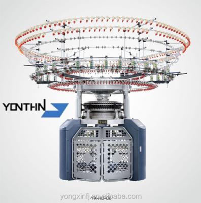 China High Speed Full Computerized 6(4) Colors Auto Stripper Circular Knitting Machine for sale