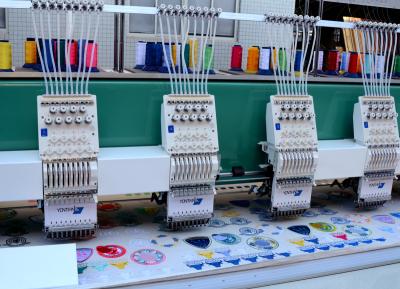 China Computer and Economical Computer Embroidery Machines Flat Prices Cheap Yonthin High Speed 12 Heads en venta