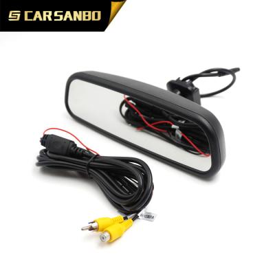 China OEM Car Monitor OEM Rear View Mirror Monitor with 4.3 tft LCD for sale