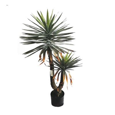 China 2020 Iron decoration 48CM indoor yucca gloriosa tree, w/pot, artificial tree for decoration for sale