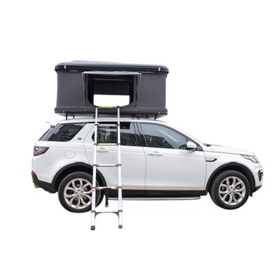 China Car foldable roof top tent with 2 or 3 person ladder 4x4 ABS car side open hard roof suv shell top tent for sale