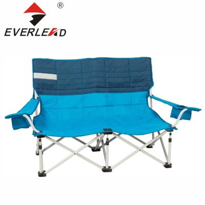 China Foldable Outdoor Portable Seat Folding Double Camping Chair for sale