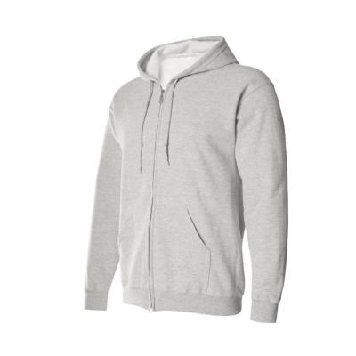 China Anti-pilling Logo Men Cotton Unlined Custom Zip Up Hood Blank Woolen Fleece Hoodi Zipper Pull Hoodie For Unisex for sale