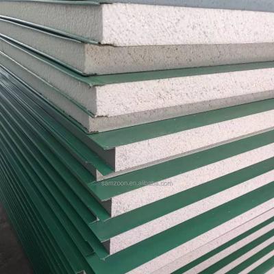 China Modern CE Certification Hot-selling Manufacturer Lightweight Insulation Easy Install Low Price EPS Color Steel Sandwich Panel for sale