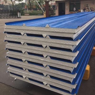 China Modern Factory Hot Sale Can Supply Building Materials 100 Mm Price Sandwich Panel Low Backer Plate Light Color Steel Panel EPS for sale