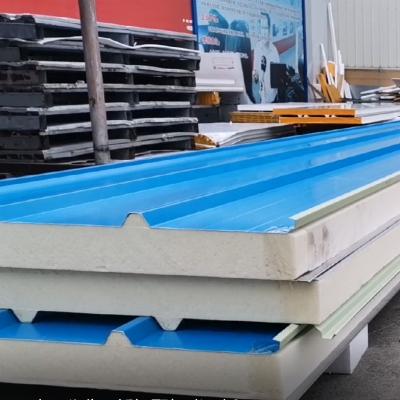 China Modern Chinese Modern Cost Effective Polystyrene Roofing Insulation Panel EPS Color Steel Sandwich Panel CE Certification for sale