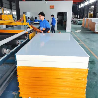 China China factory wholesale price modern insulated polyurethan sandwich panel good for ceiling and wall pu foam decoration panel for sale