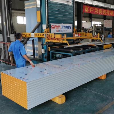 China Modern Factory Supply Fast Delivery Easy Install Exterior Building Material MgO Sandwich Panel For Wall And Roof for sale