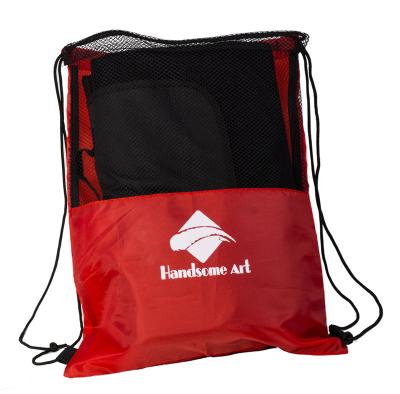 China Personalized Wholesale Promotional Mesh Polyester Drawstring Bag-HAD14017 for sale