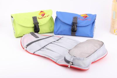 China Storage Polyester Hanging Toiletry Kit For Business Trip for sale