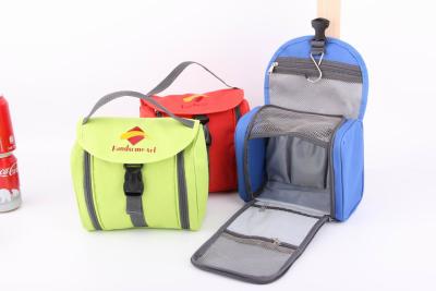 China 600D Polyester Hanging Toiletry Kit For Travel for sale